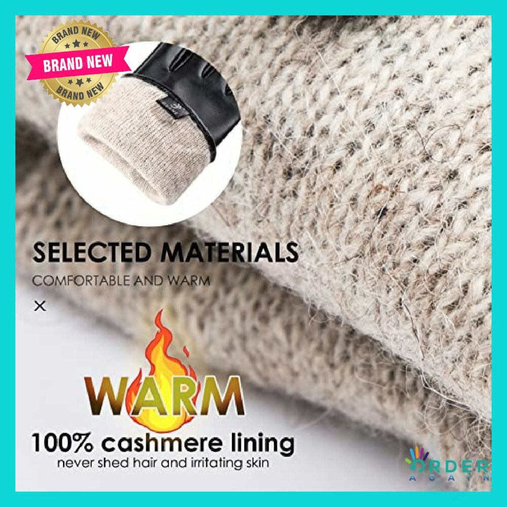 Winter Touchscreen Leather Gloves Warm Driving El… - image 4